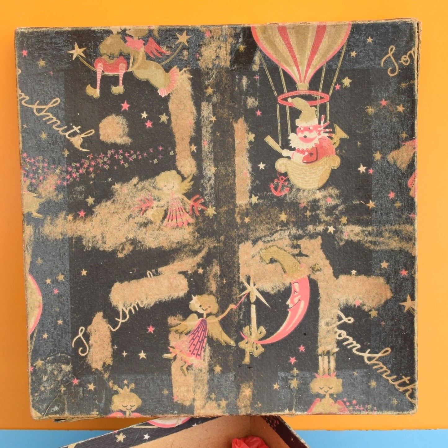 Vintage 1960s Glass Christmas Baubles- Cracker Box