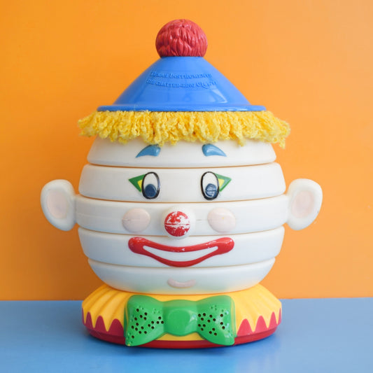 Vintage 1990s Plastic Talking Clown - Texas Instruments