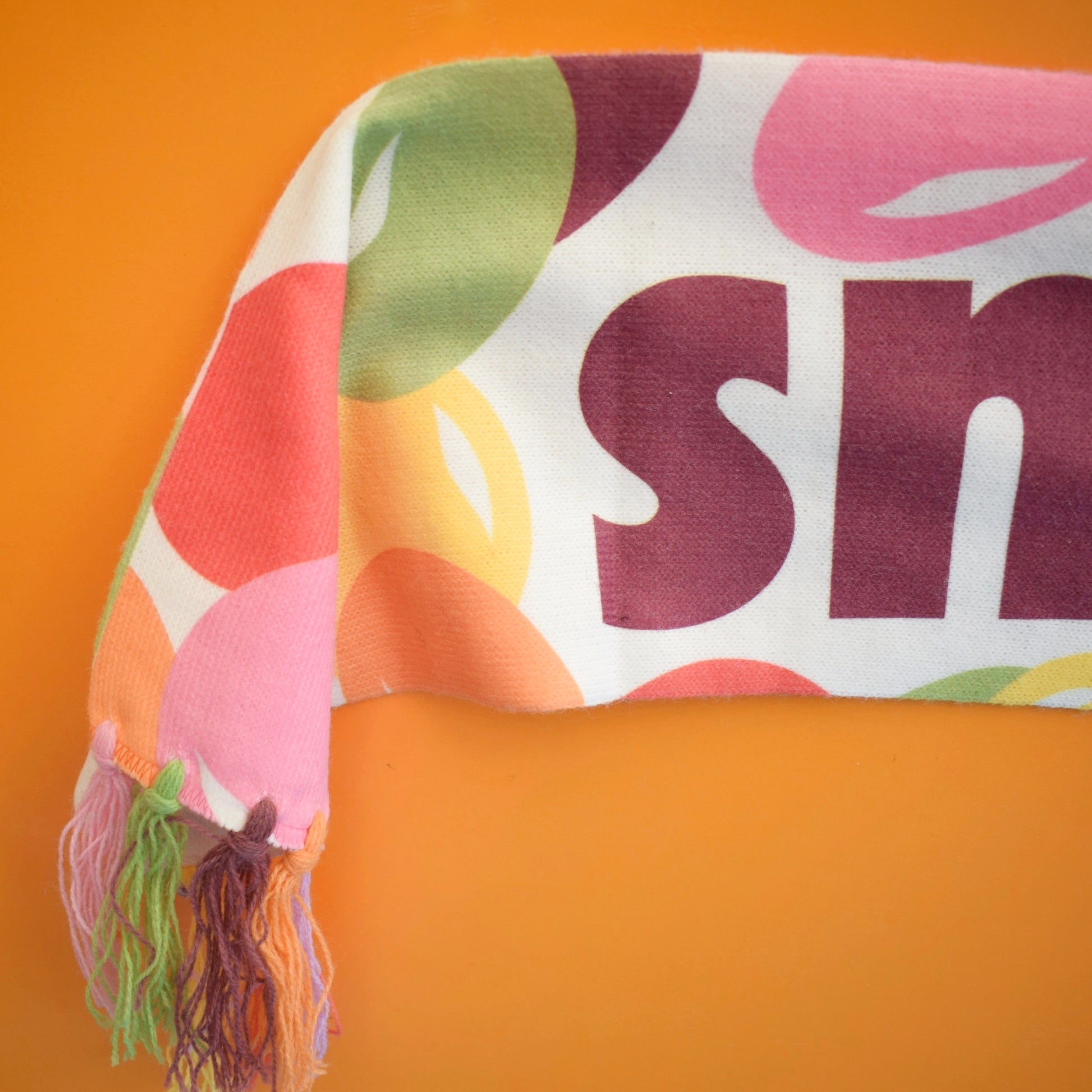 Vintage 1970s Smarties Advertising Scarf - Rare - Excellent Condition by Vintage
