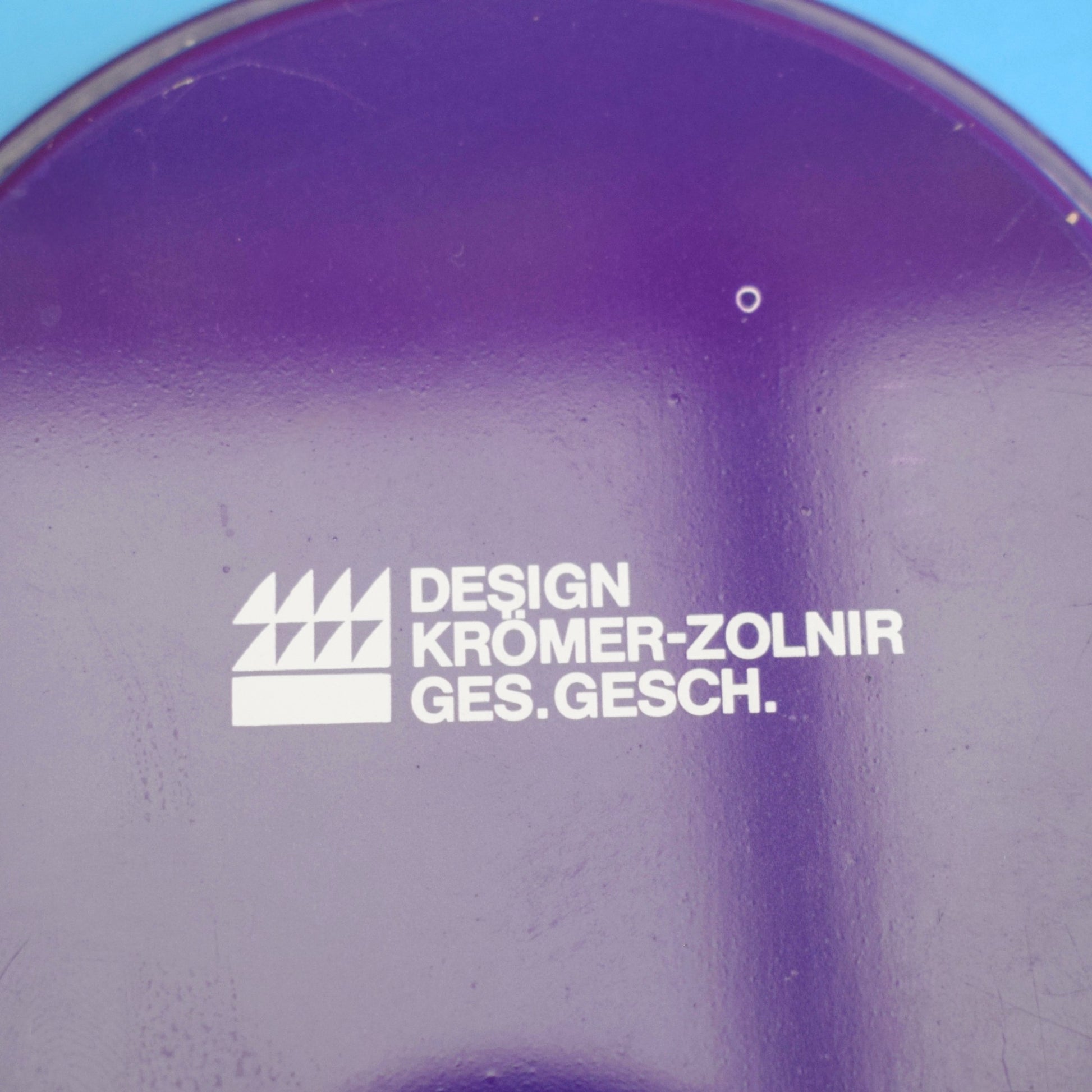 Vintage 1970s Metal Coasters - Kromer- Zolnir - Blue - Boxed x5 by Pineapple Retro