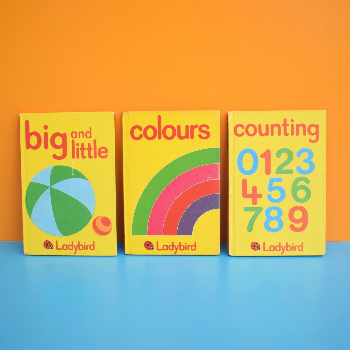 Vintage 1980s Ladybird Books - Colours, Counting, Big and Little x3
