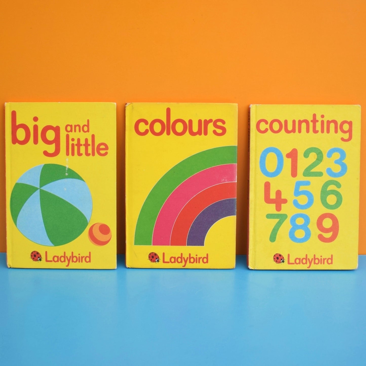 Vintage 1980s Ladybird Books - Colours, Counting, Big and Little x3