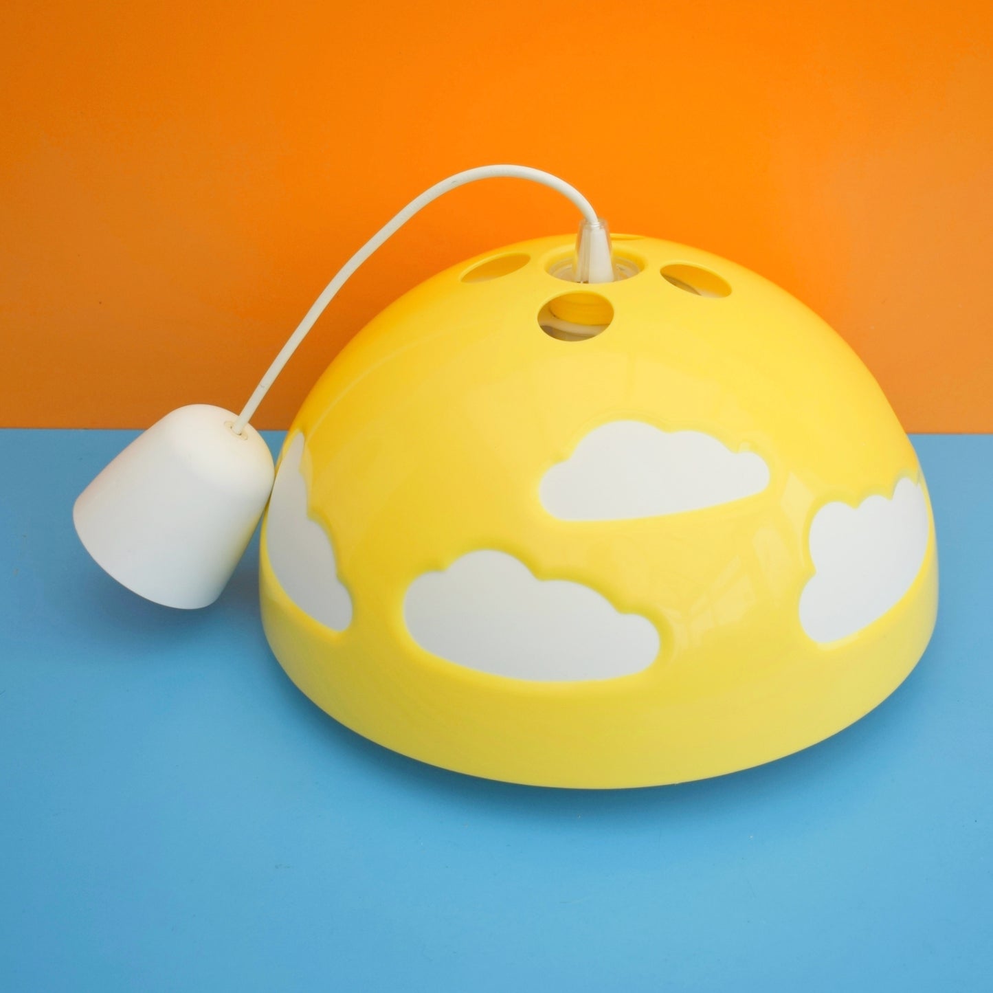 Vintage Early 2000s Ikea Skojig Light - Cloud - Yellow - Henrik Preutz