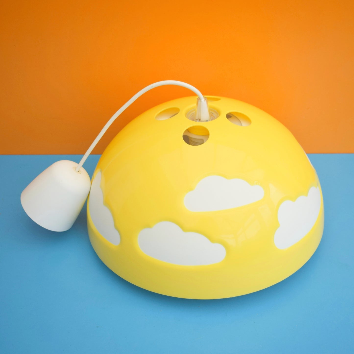 Vintage Early 2000s Ikea Skojig Light - Cloud - Yellow - Henrik Preutz