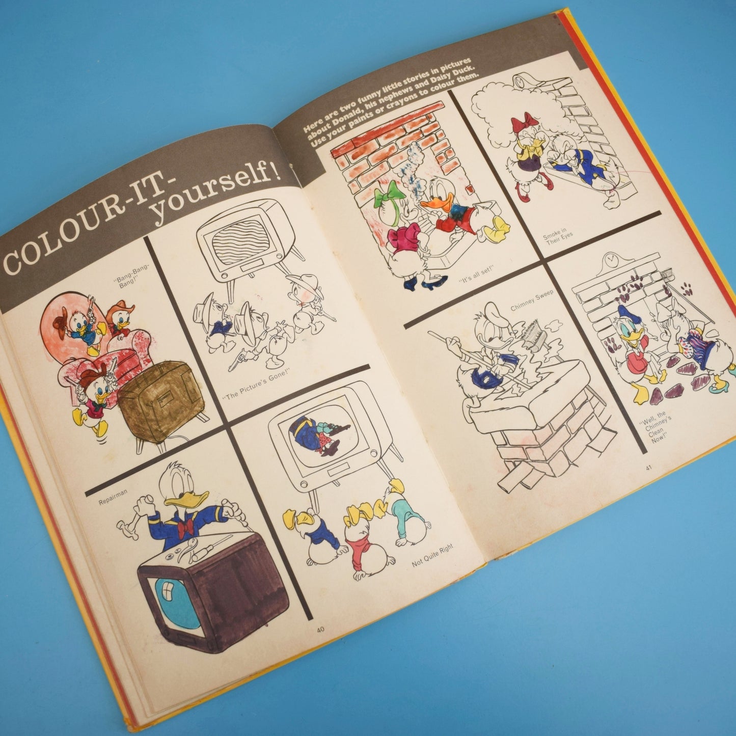 Vintage 1960s Annuals/ Books - Huckleberry Hound/ Donald & Mickey by Pineapple Retro