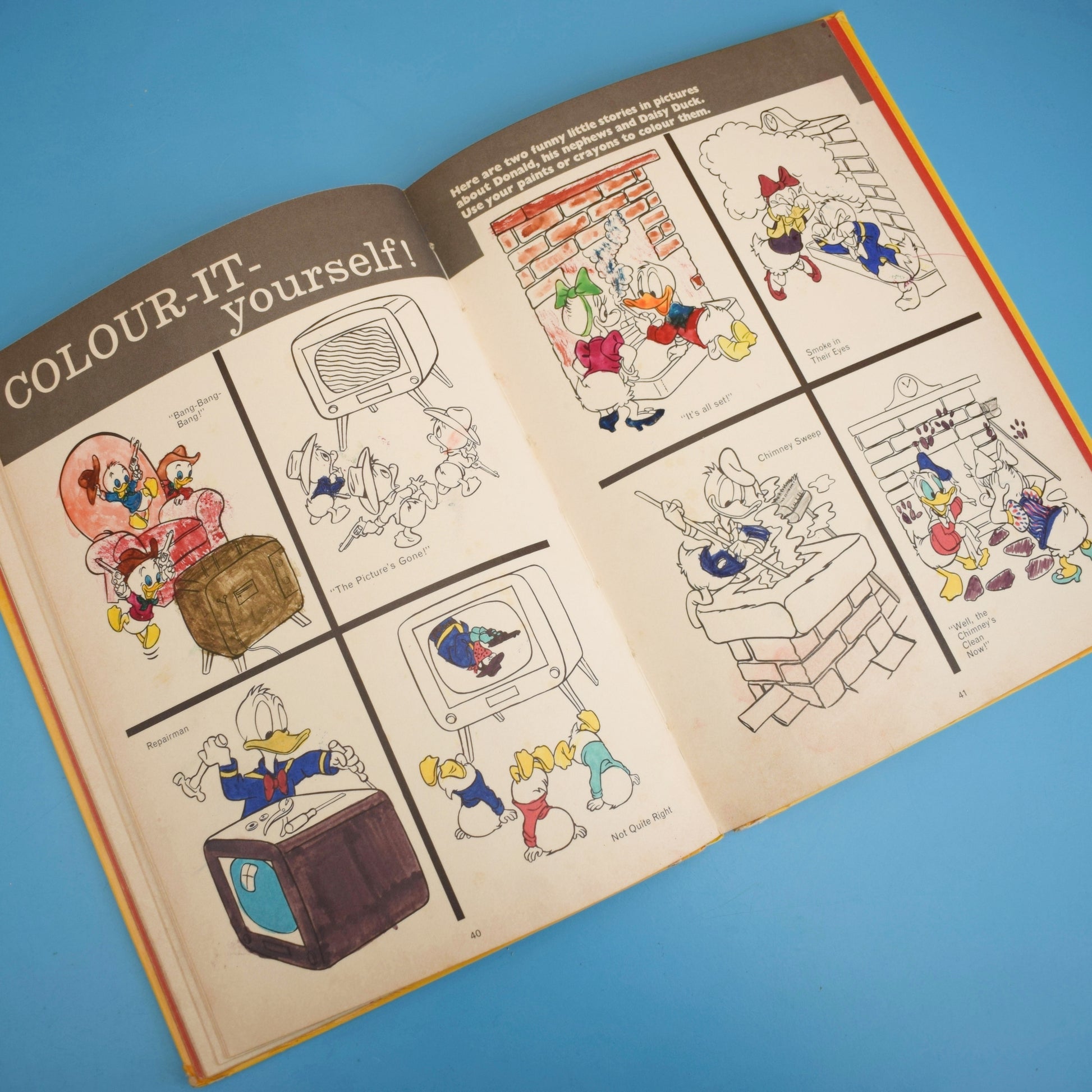 Vintage 1960s Annuals/ Books - Huckleberry Hound/ Donald & Mickey by Pineapple Retro
