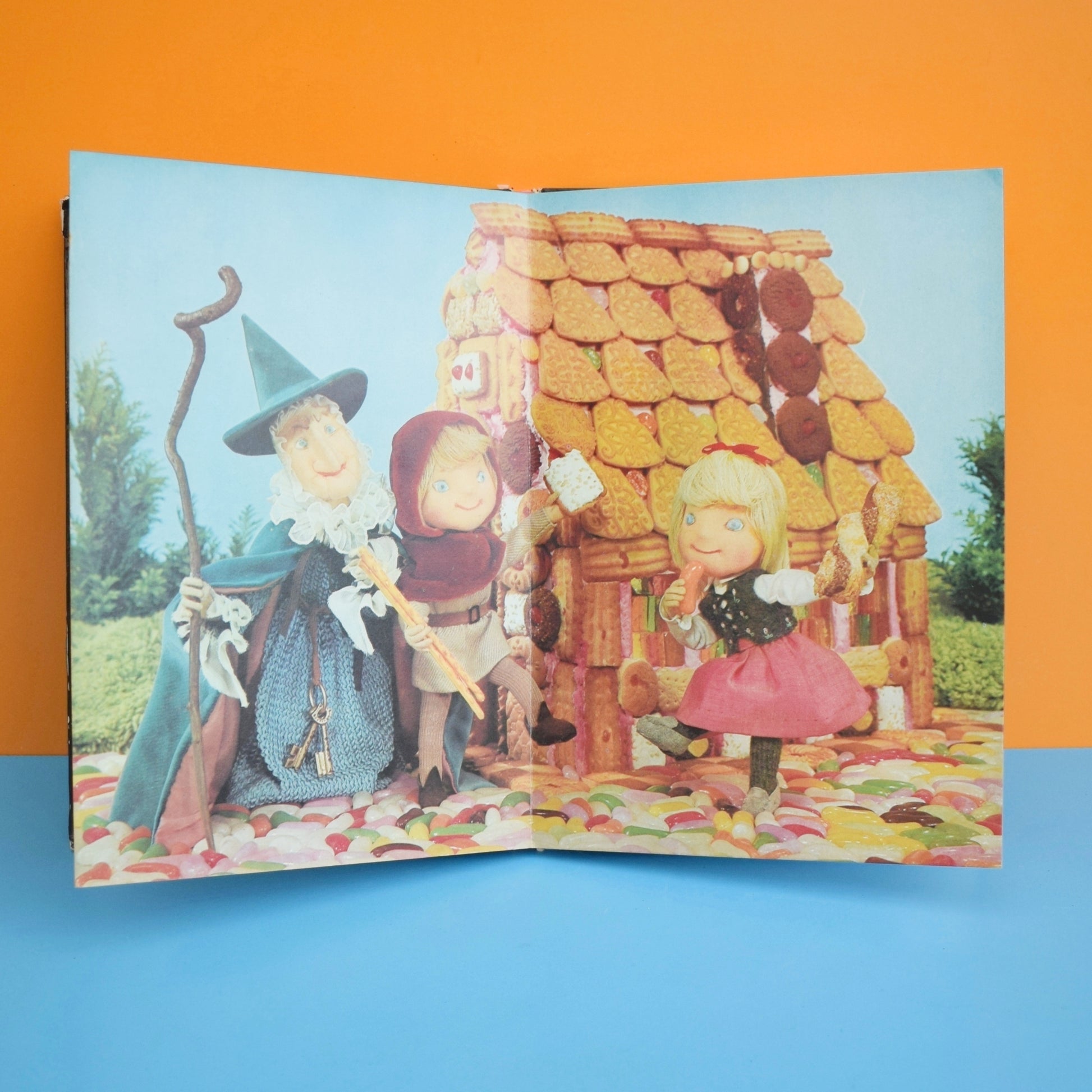 Vintage 1960s Hansel & Gretel Holographic Story Book by Pineapple Retro