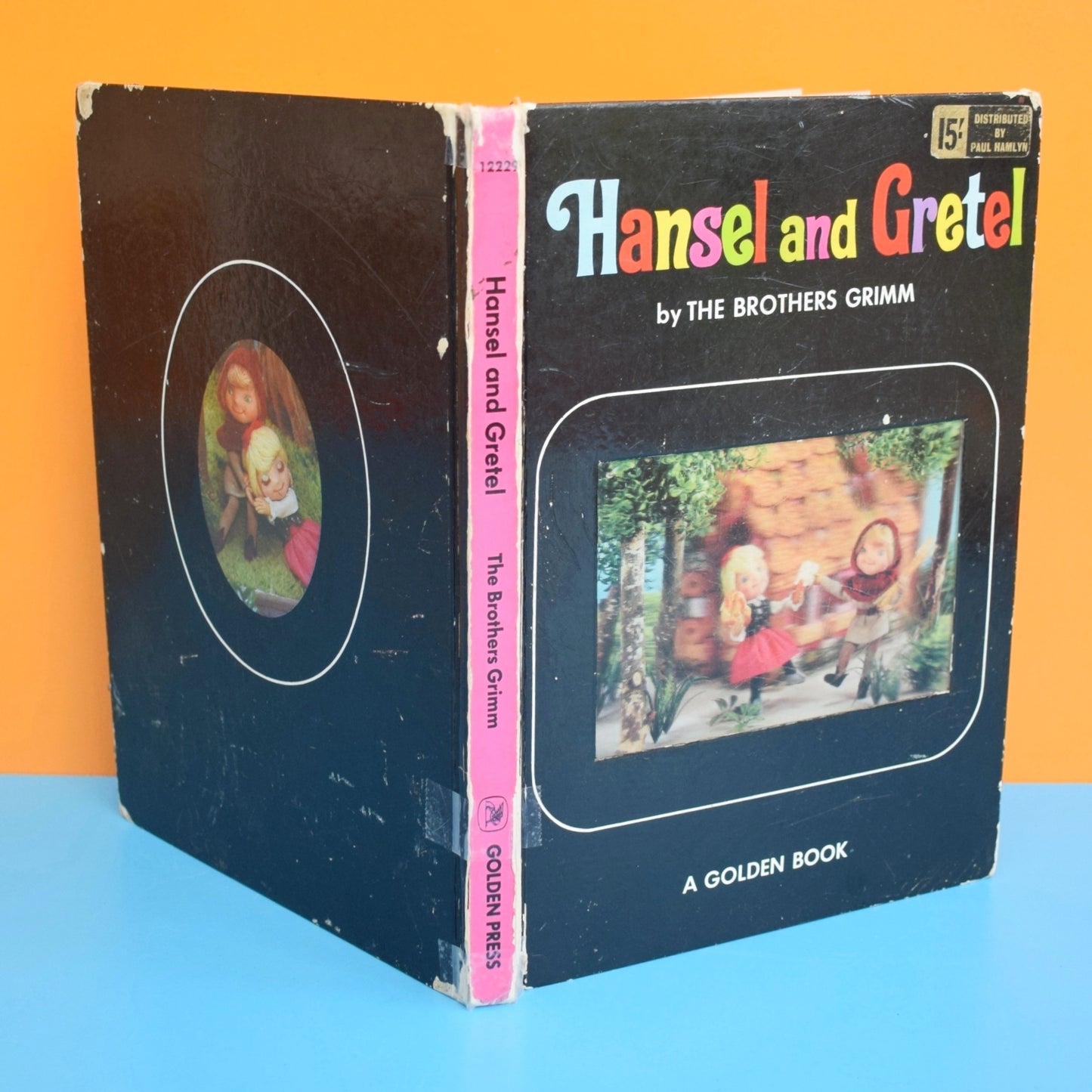 Vintage 1960s Hansel & Gretel Holographic Story Book by Pineapple Retro