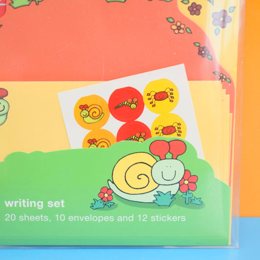 Vintage 1990s Cute Insect Writing Paper Set - WH Smith Unused by Vintage
