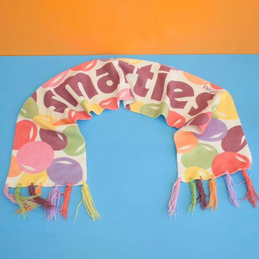 Vintage 1970s Smarties Advertising Scarf - Rare - Excellent Condition by Vintage