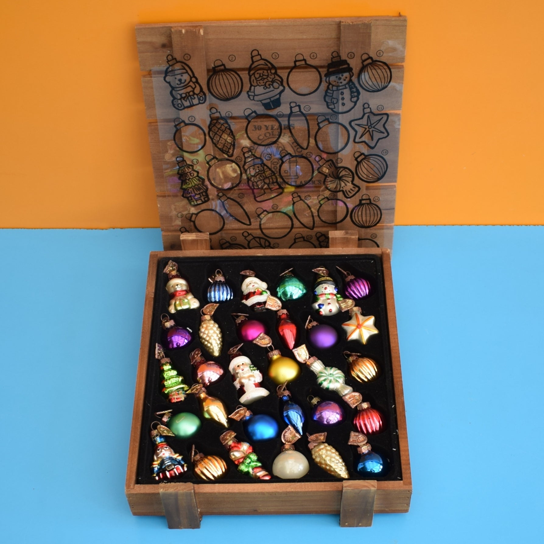 Vintage 2000s Glass Baubles - Thomas Pacconi Glass Decorations