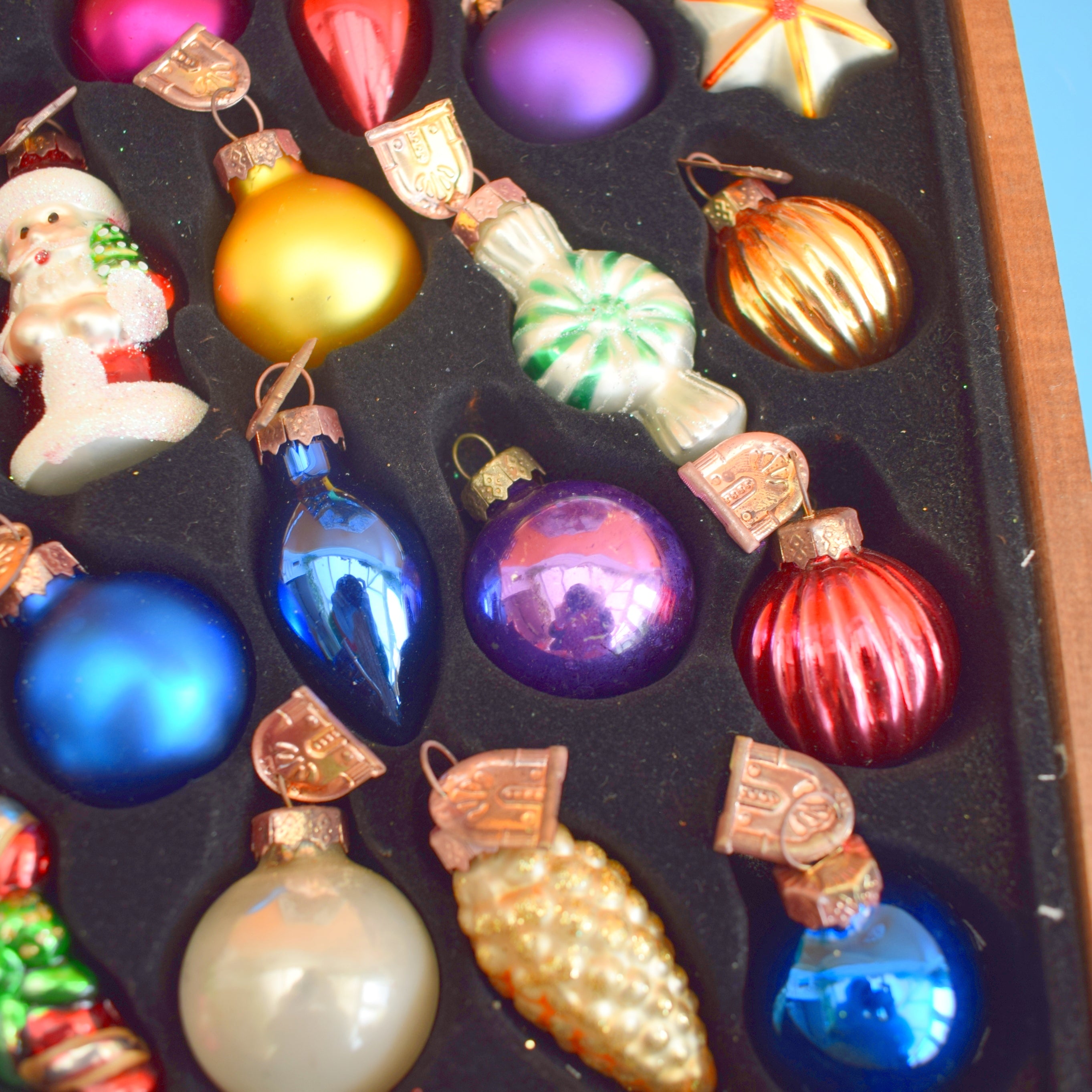 Vintage 2000s Glass Baubles - Thomas Pacconi Glass Decorations