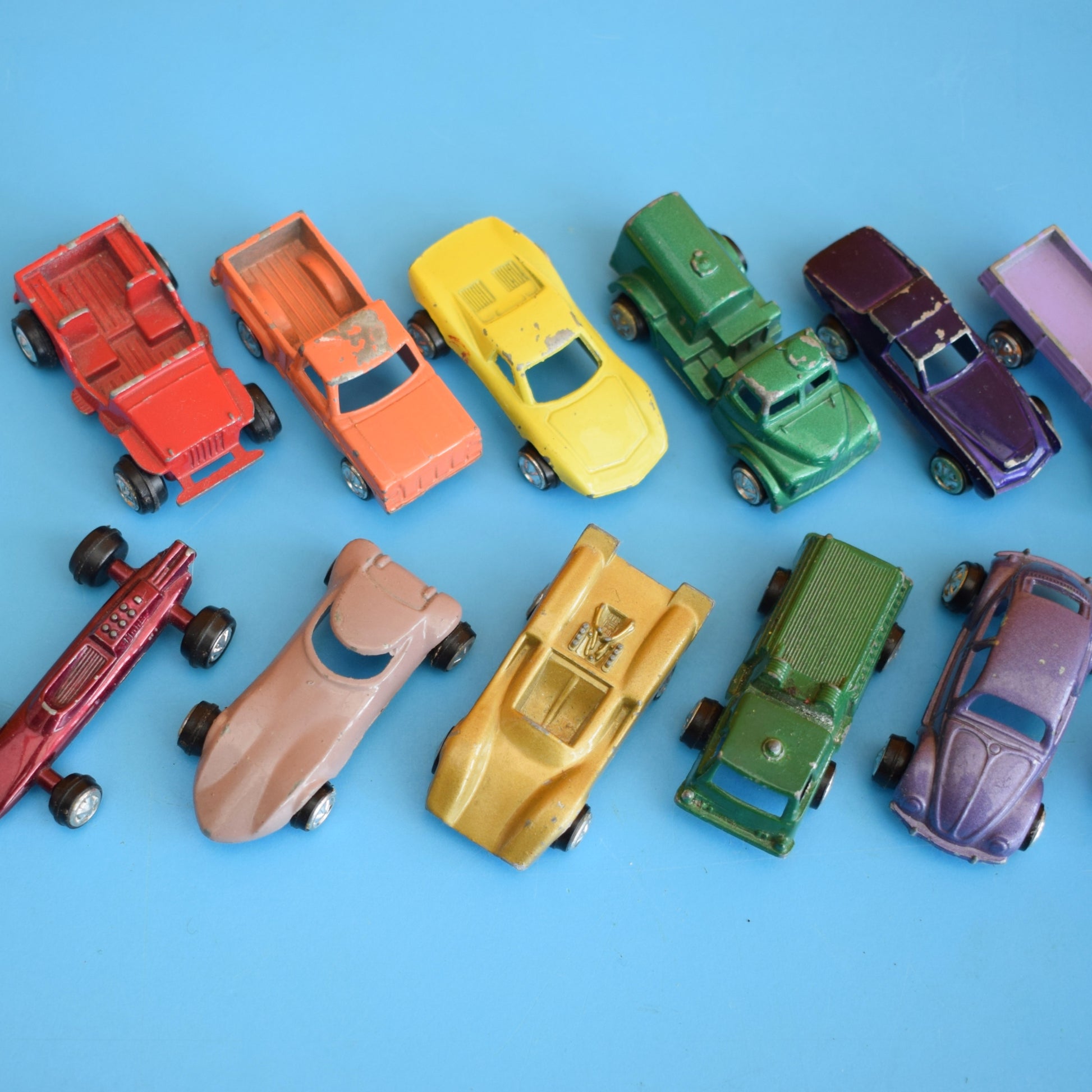 Vintage 1970s Playart Play Art Mini Super Speeders Fast Toy Cars