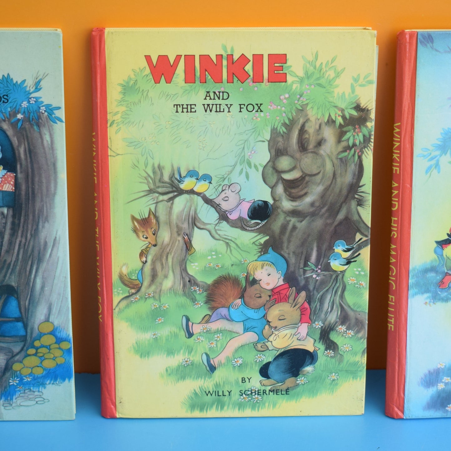 Vintage 1970s Winkie Books x3 - Willy Schermele