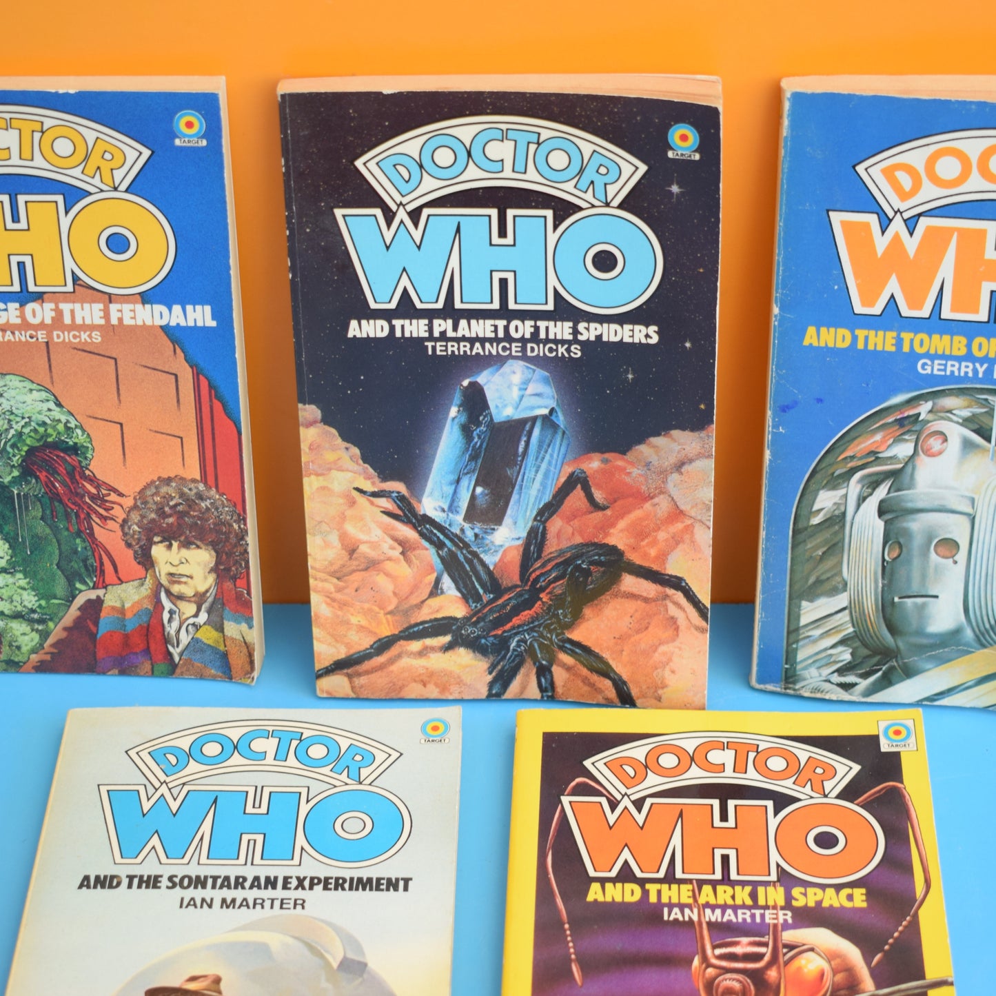 Vintage 1970s/ 80s Doctor Who Books