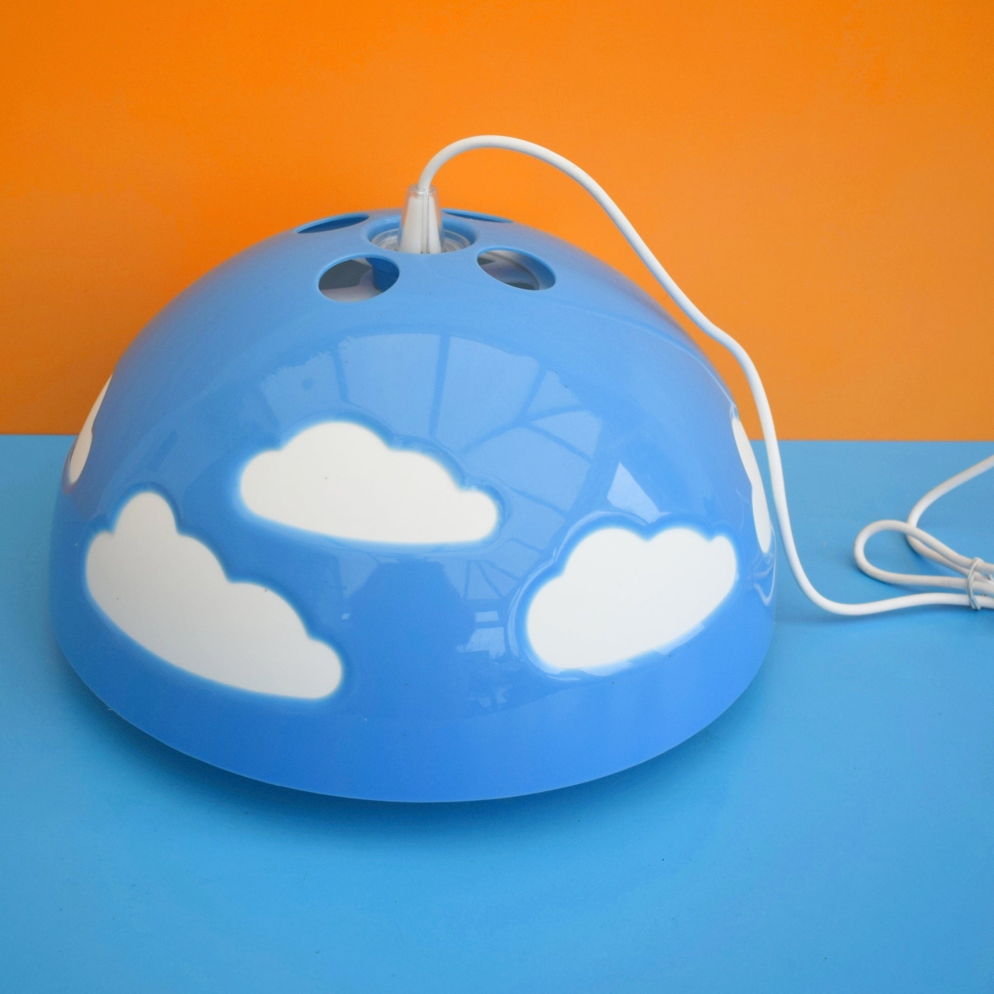Vintage Early 2000s Ikea Skojig Light - Cloud - Blue - Henrik Preutz by pineapple Retro