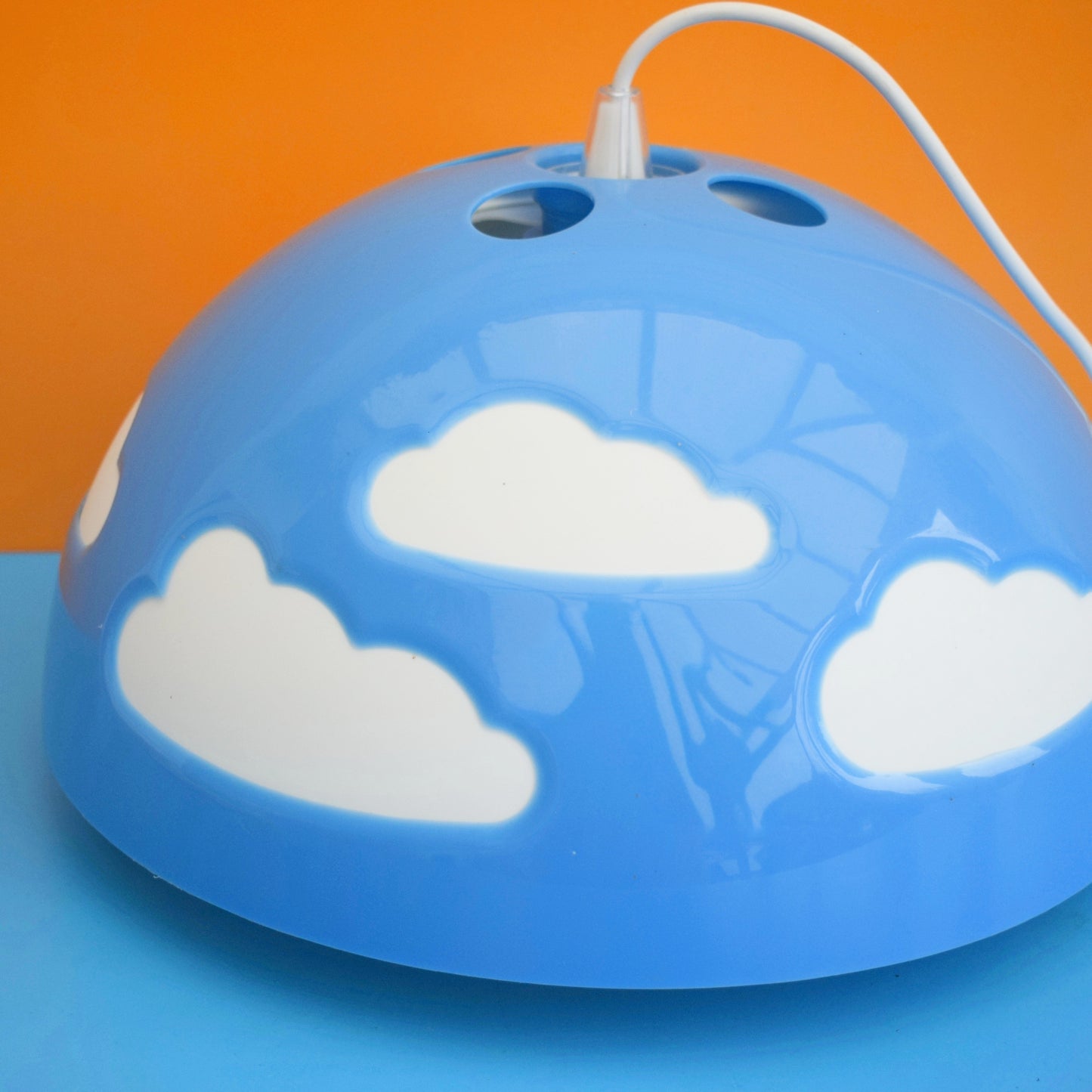 Vintage Early 2000s Ikea Skojig Light - Cloud - Blue - Henrik Preutz by pineapple Retro
