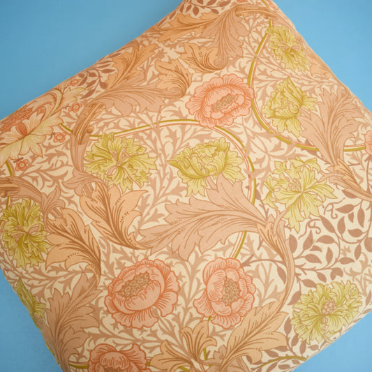 Vintage 1960s Cushion - William Morris - Brown