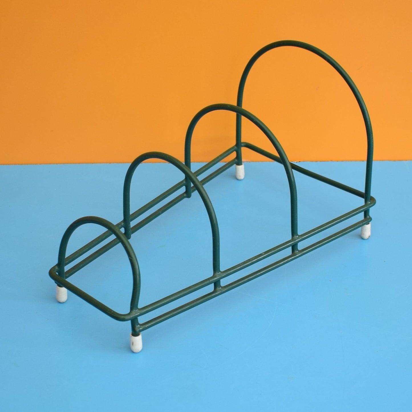 Vintage 1970s Plate Rack - Red, Orange, Yellow Or Green