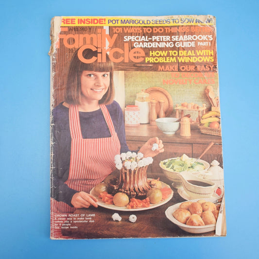 Vintage 1980s Family Circle Magazine (April)