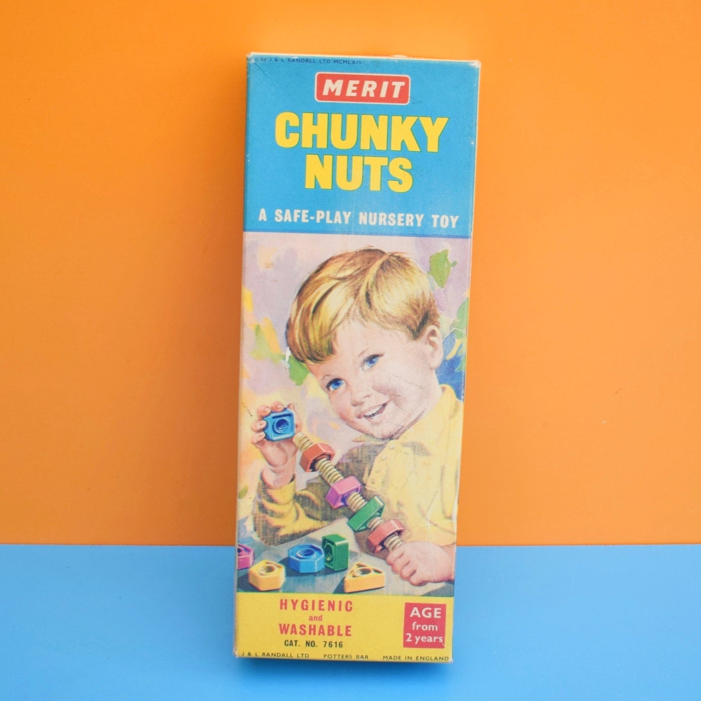 Vintage 1960s Empty Advertising Gift Boxes - Chunky Nuts / Fiesta Jellies by Pineapple Retro