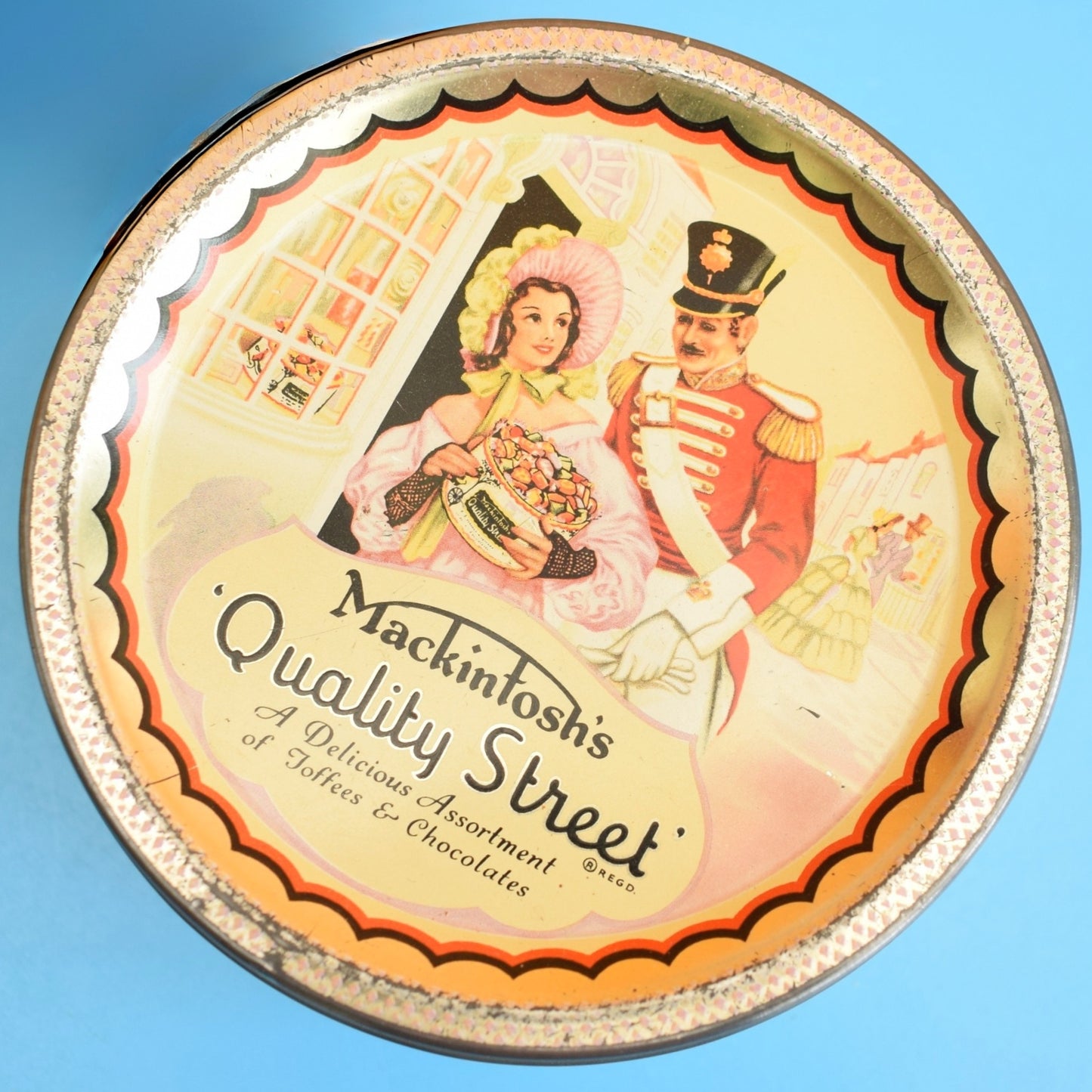 Vintage 1960s Quality Street Chocolate Sweet Tins . by Pineapple Retro