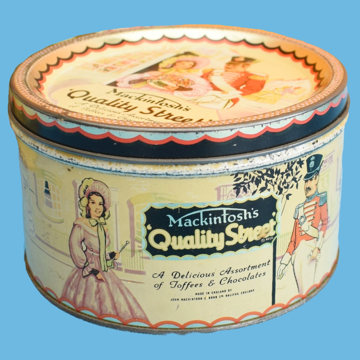 Vintage 1960s Quality Street Chocolate Sweet Tins . by Pineapple Retro
