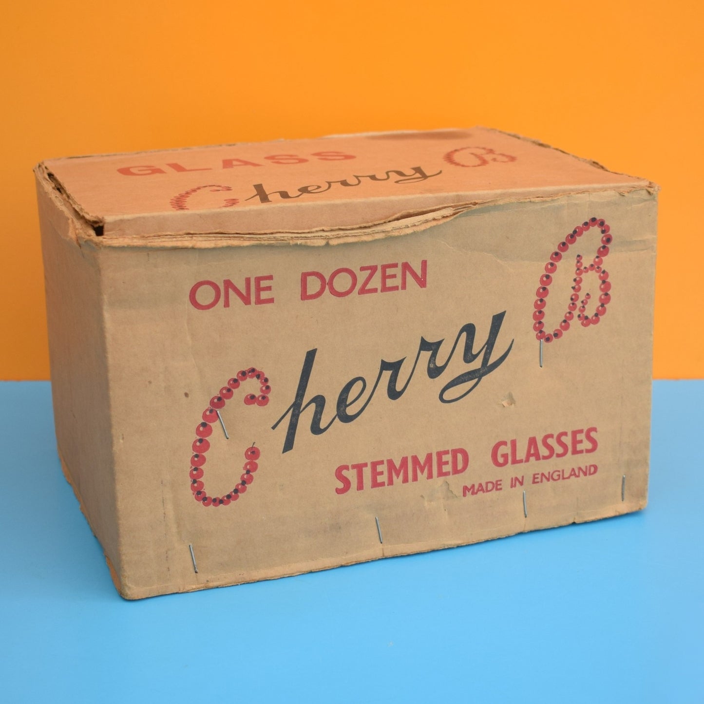 Vintage 1960s Advertising Box- Cherry B Glasses