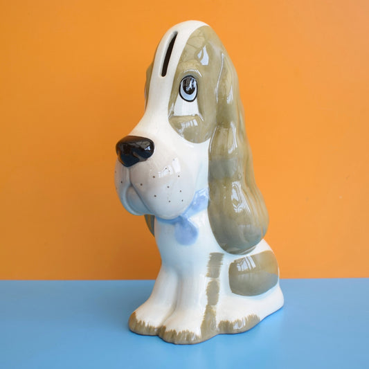 Vintage 1960s Szeiler Dog Money Box - Sad Sam