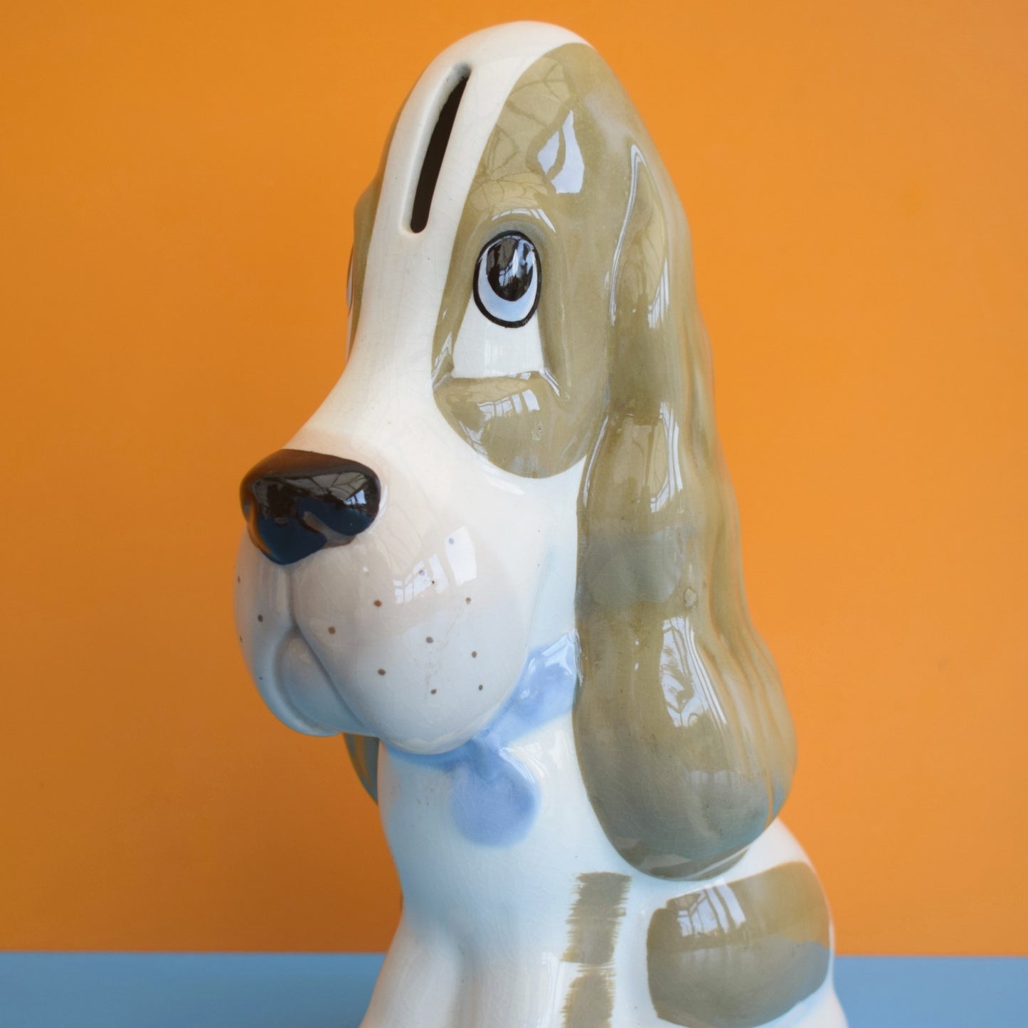 Vintage 1960s Szeiler Dog Money Box - Sad Sam