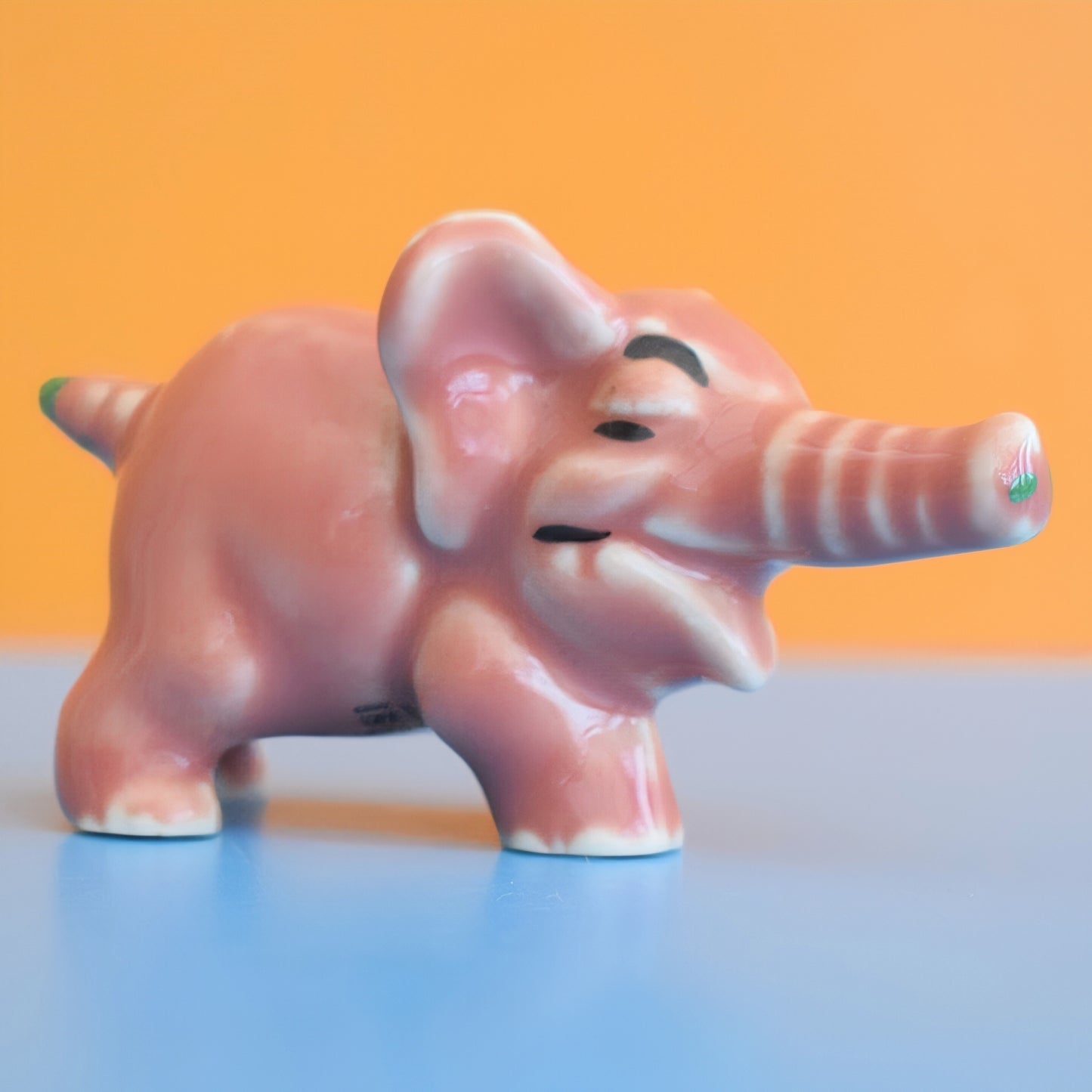 Vintage 1960s Wade Figure - Pink Elephant - 'Oh My Head'