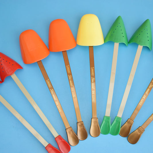 Vintage 1970s Plastic Shoe / Boot Trees - Various Colours