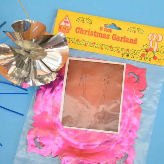 Vintage 1970s Kitsch Foil Decorations - Mixed Lot