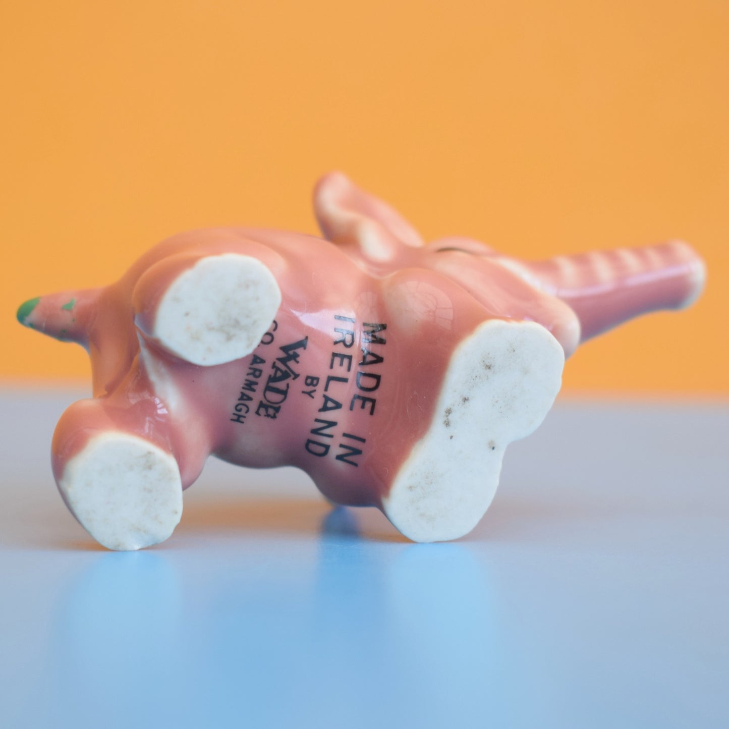 Vintage 1960s Wade Figure - Pink Elephant - 'Oh My Head'