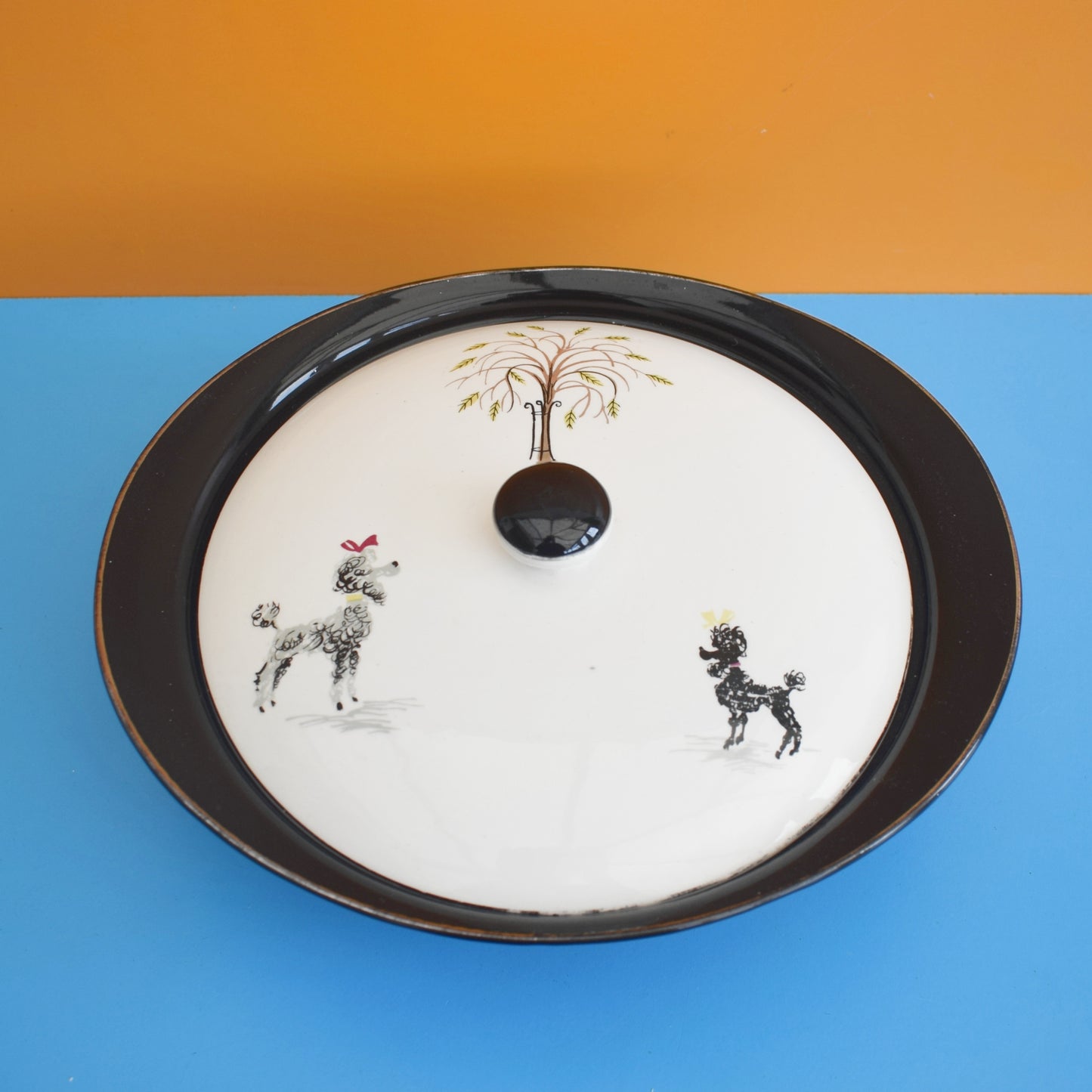 Vintage 1950s British Anchor - Poodle Design - Tureen