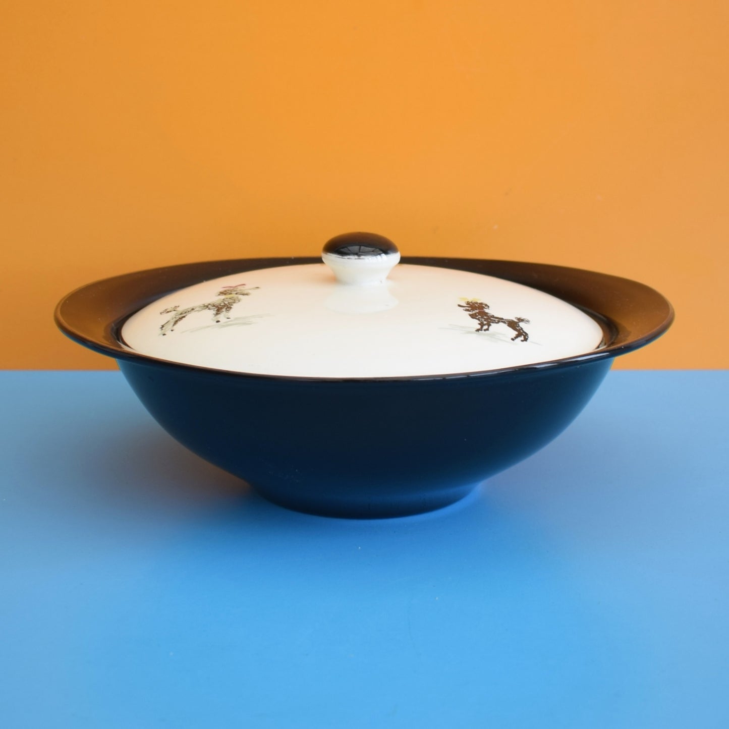 Vintage 1950s British Anchor - Poodle Design - Tureen