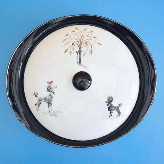 Vintage 1950s British Anchor - Poodle Design - Tureen