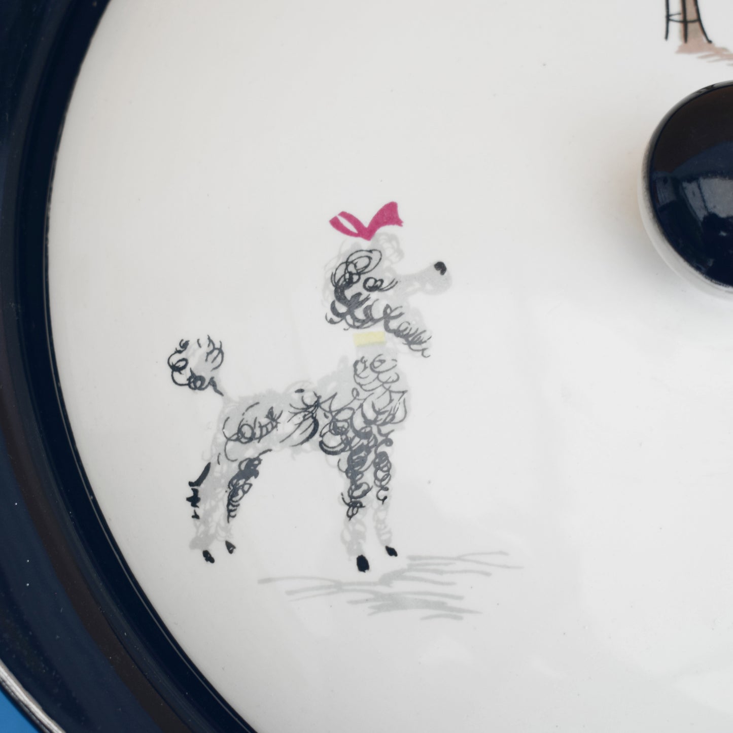 Vintage 1950s British Anchor - Poodle Design - Tureen