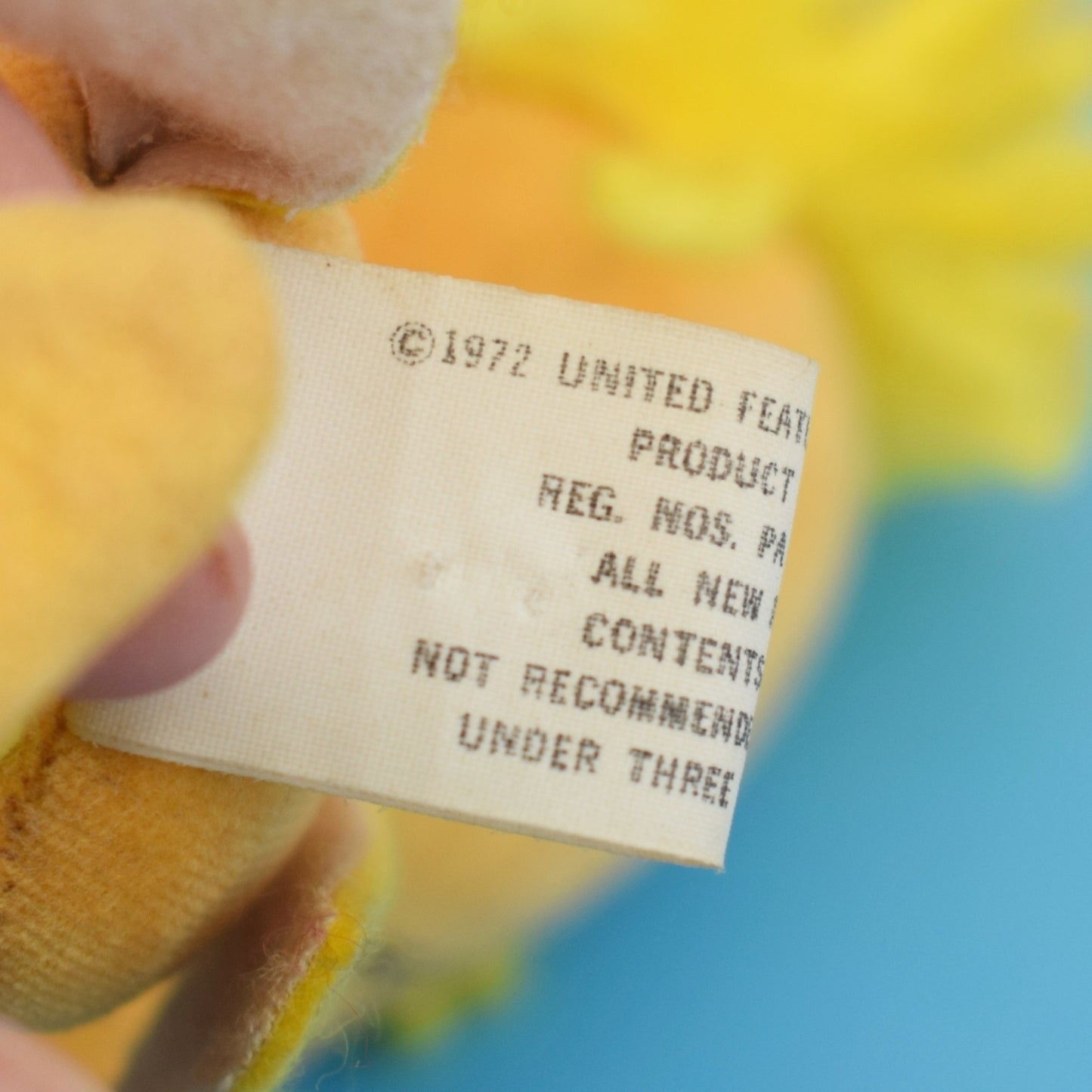 Vintage 1970s Woodstock Velvet/ Sawdust Toy Figure