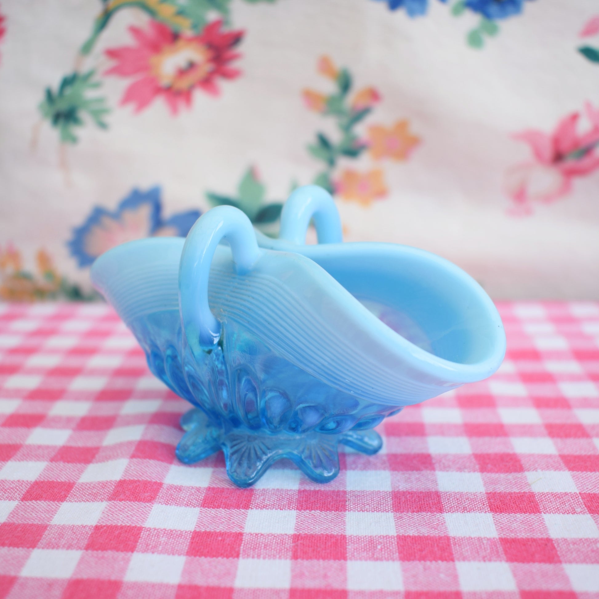 Vintage Small Glass Pieces - Blue - Fenton/ Degenhart / Davidson / French by Vintage