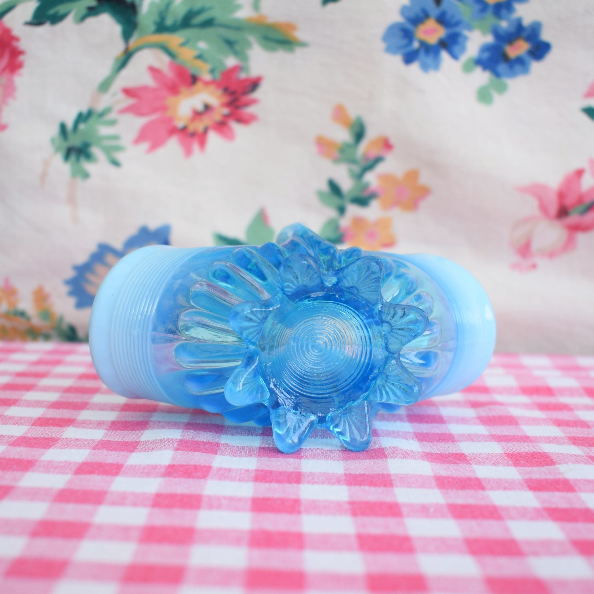 Vintage Small Glass Pieces - Blue - Fenton/ Degenhart / Davidson / French by Vintage