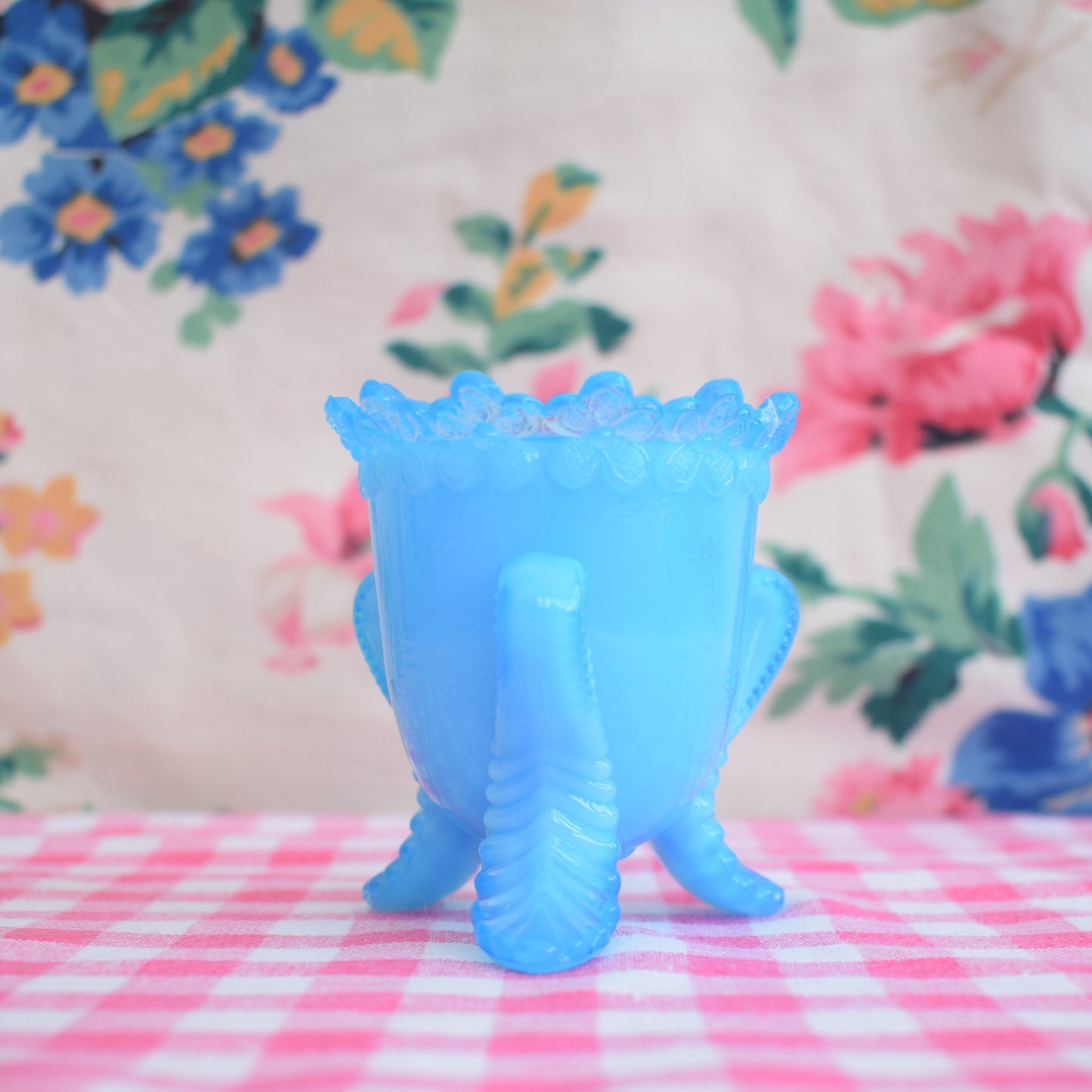 Vintage Small Glass Pieces - Blue - Fenton/ Degenhart / Davidson / French by Vintage