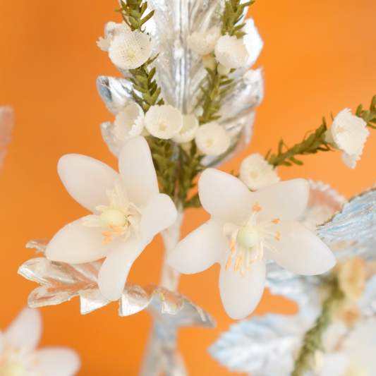 Vintage 1960s Plastic & Wax Wedding Cake Decorations