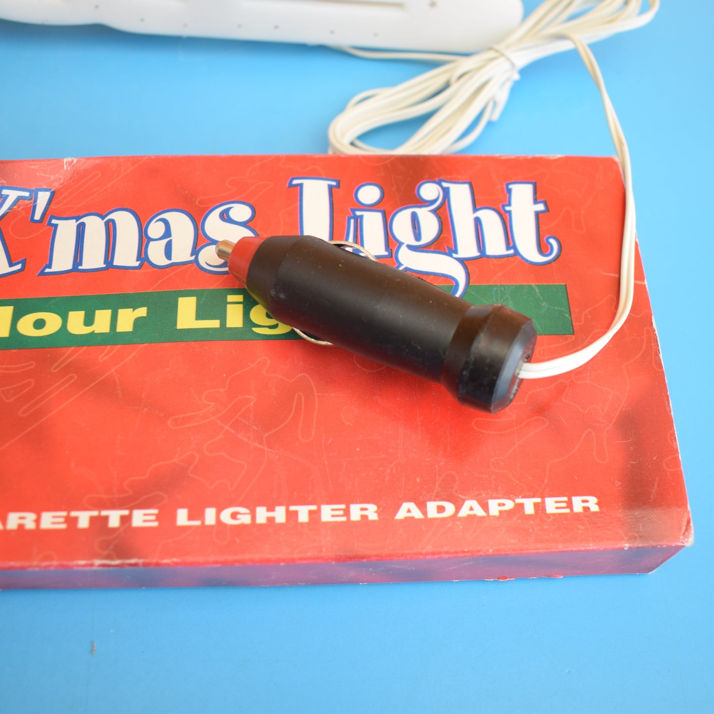 Vintage 2000s Christmas / Reindeer Car Light Sign - Boxed