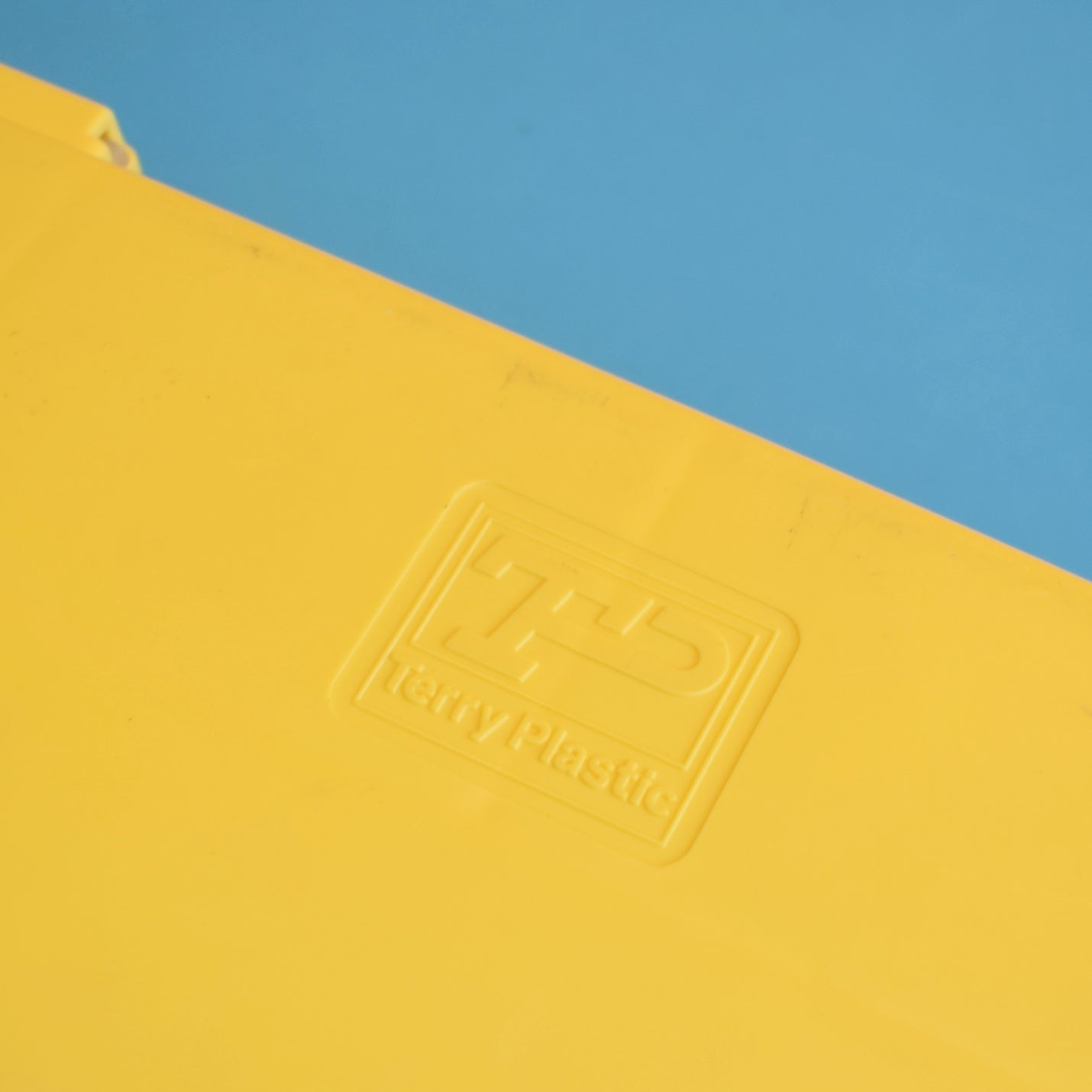 Vintage 1970s Plastic Mini Drawer Unit - Hobby / Collections - Yellow