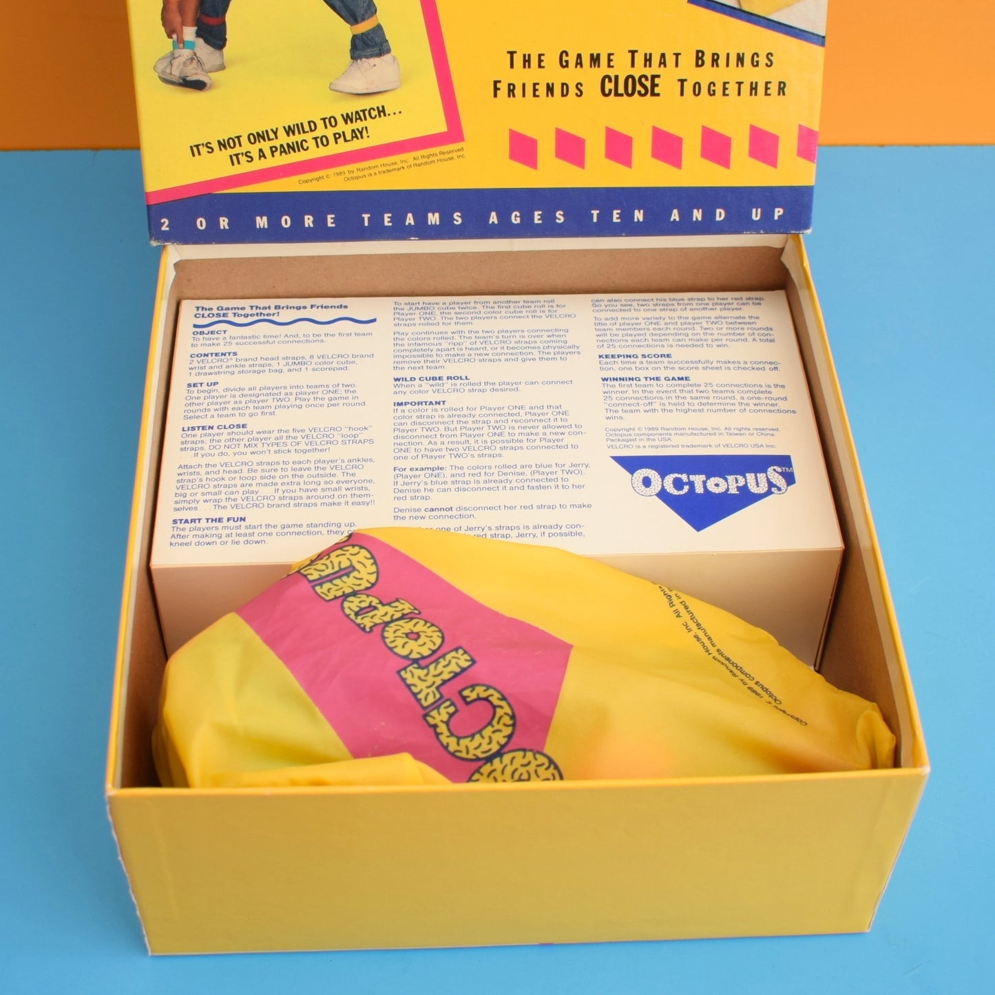 Vintage 1980s Family Team Game - Octopus by Pineapple Retro