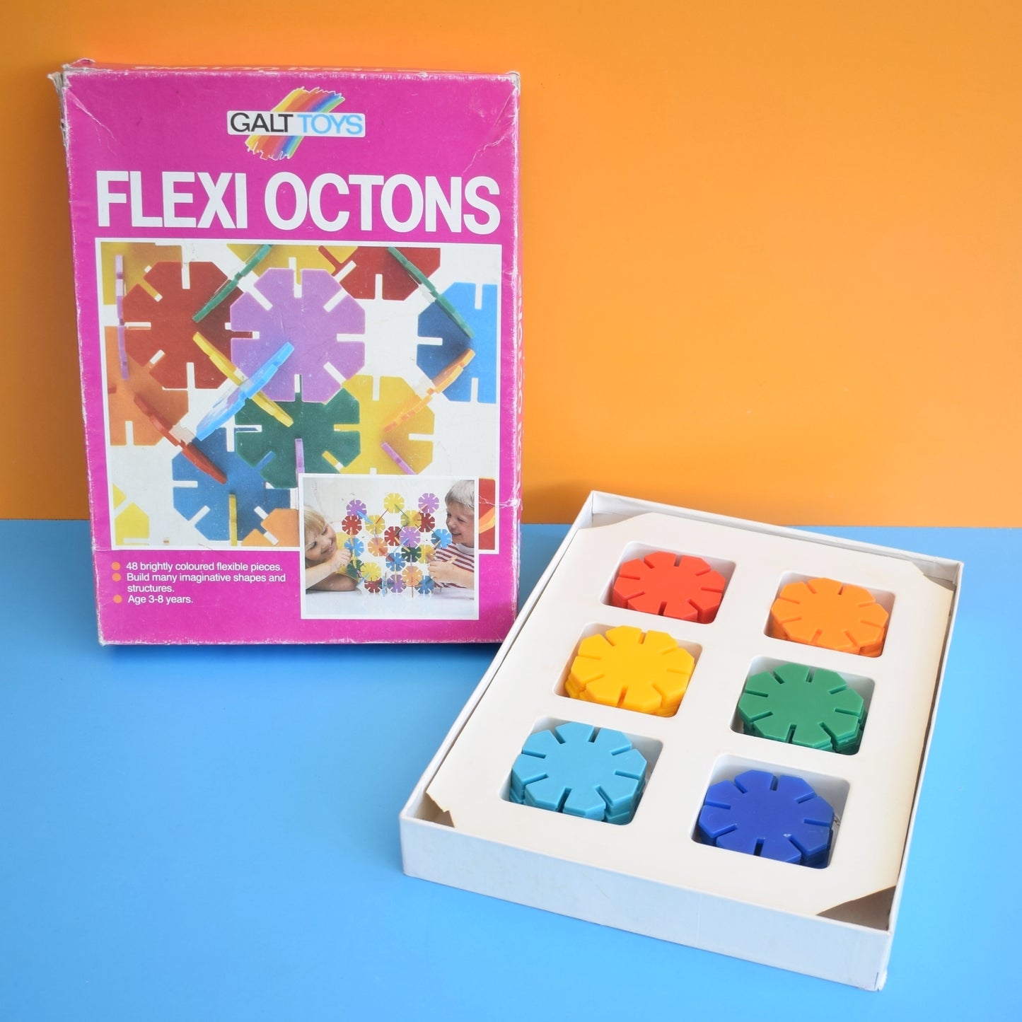 Vintage 1990s Flexi Octons - by Galt (Boxed)