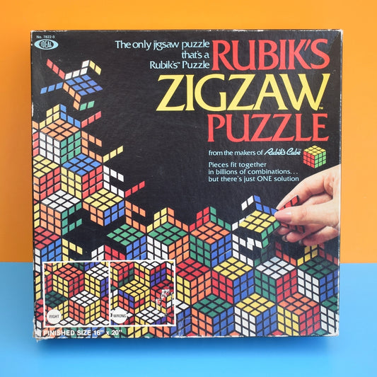 Vintage 1980s Rubik's Zigzaw Puzzle Game