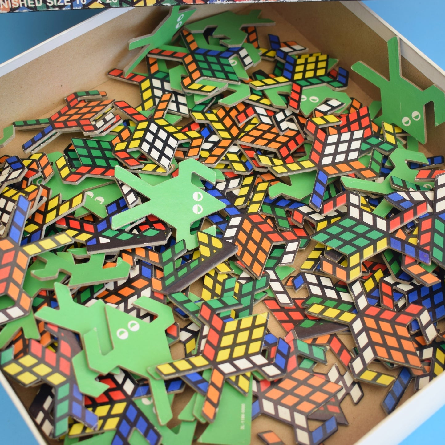 Vintage 1980s Rubik's Zigzaw Puzzle Game