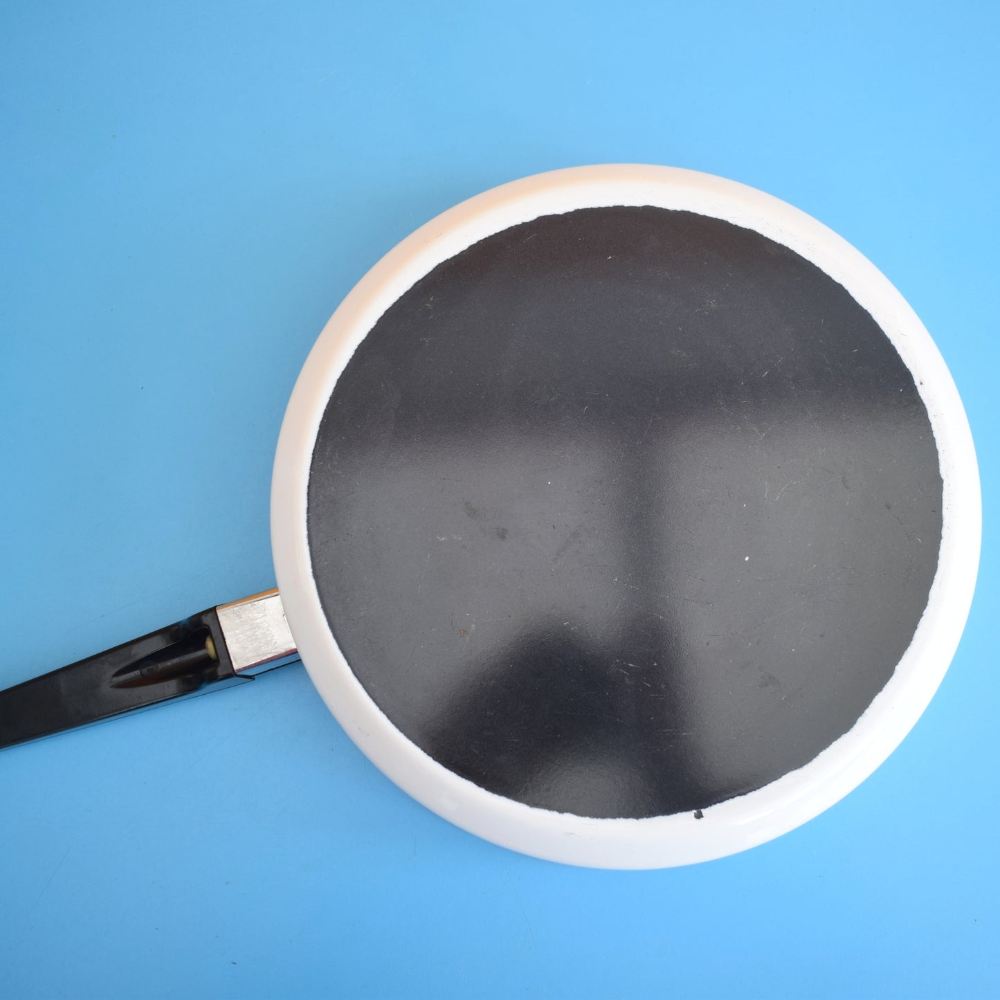 Vintage 1960s Taunton Vale Frying Pan / Low Saucepan - Orange